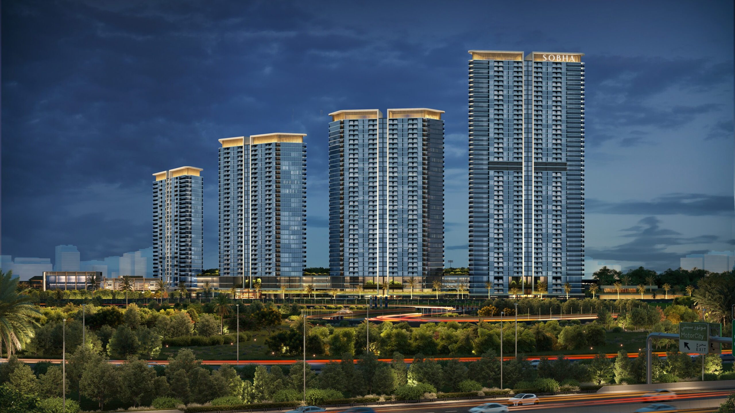 Sobha-Solis---Night-shot